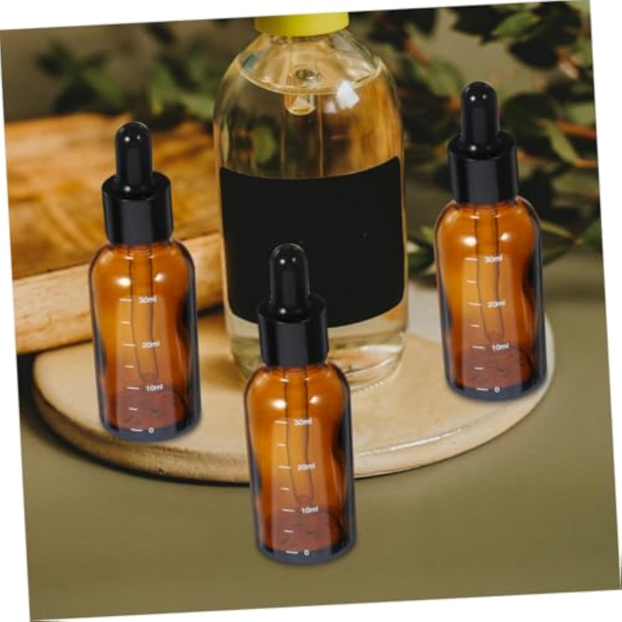 6pcs UV Protected Glass Dropper Bottles
